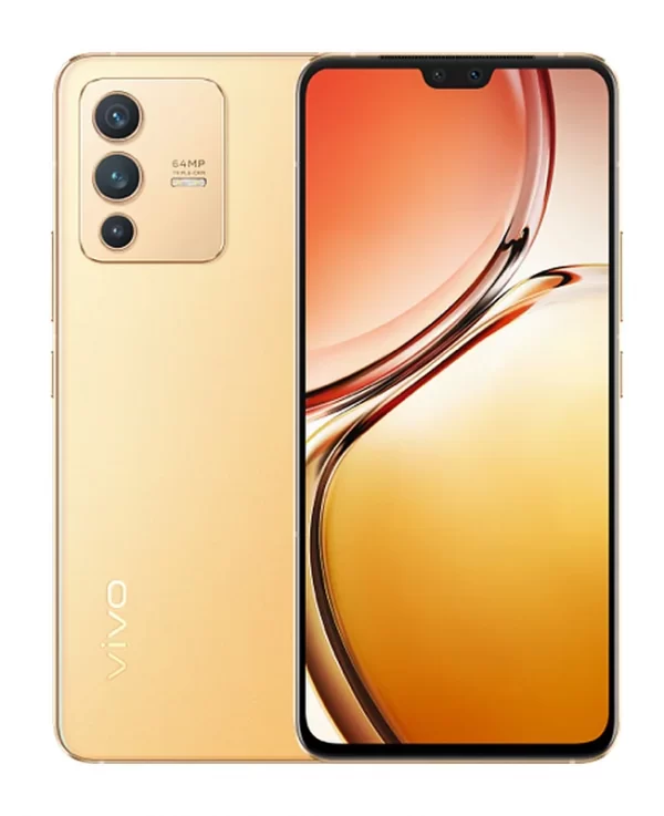 Vivo V23 5G 128 GB, 8 GB RAM, Sunshine Gold, Smartphone